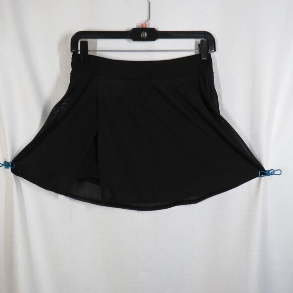 Halara Black High Waisted Mesh Mini Skort Size Small - Picture 8 of 10